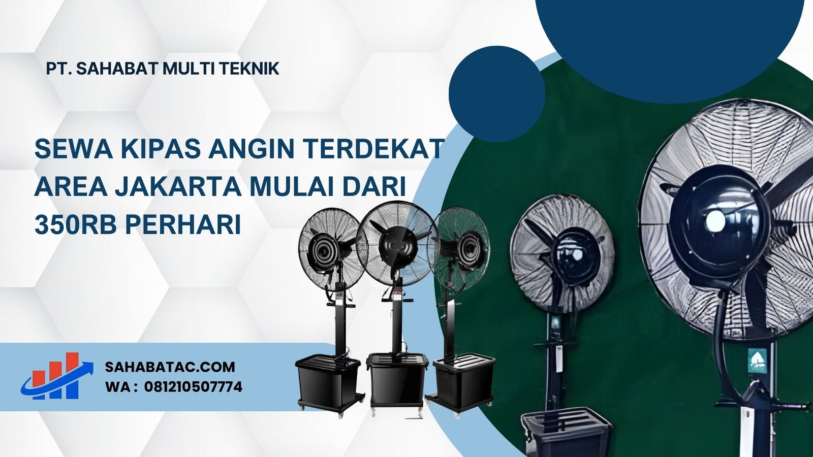 Sewa Kipas Angin Terdekat Area Jakarta Mulai dari 350rb perhari