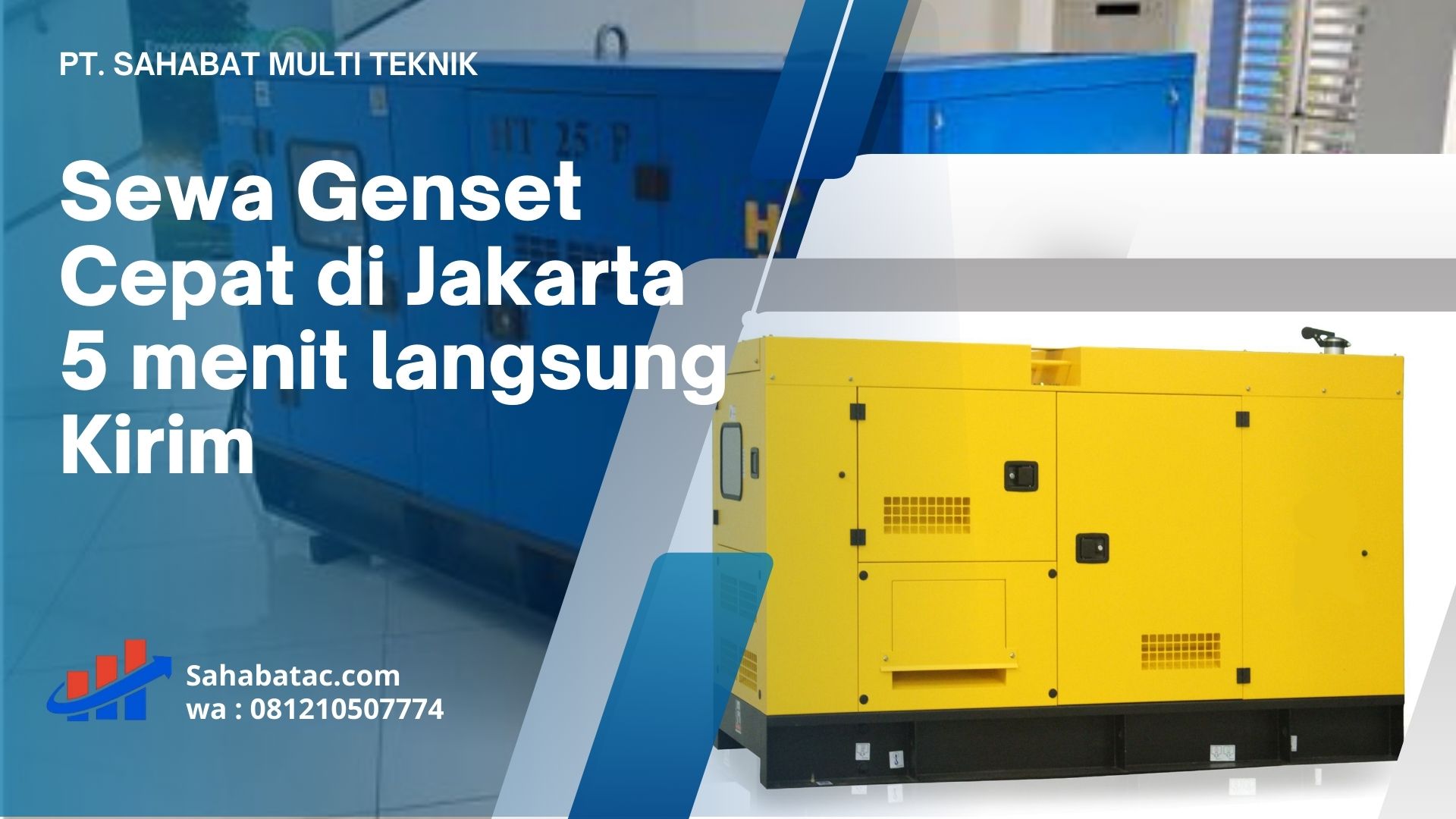 Sewa Genset Cepat di Jakarta Proses 5 Menit Langsung Kirim