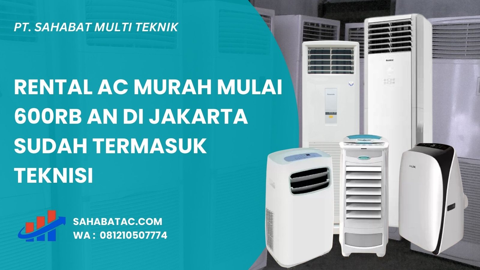 Rental AC Murah Mulai 600rb an di Jakarta Sudah Termasuk Teknisi