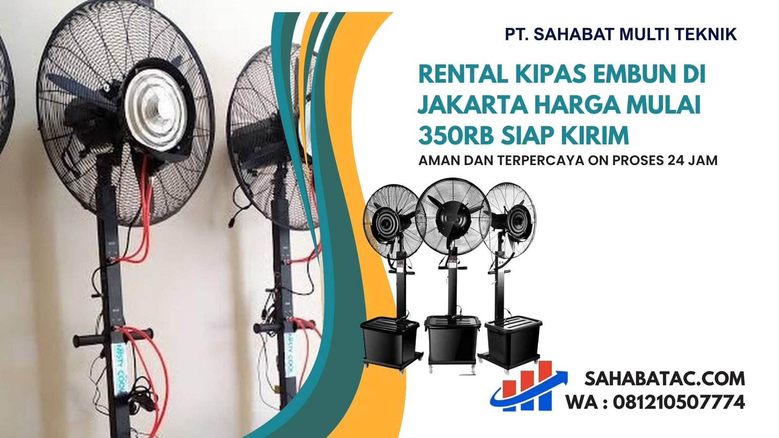 Rental Kipas Embun di Jakarta Harga mulai 350rb Siap Kirim