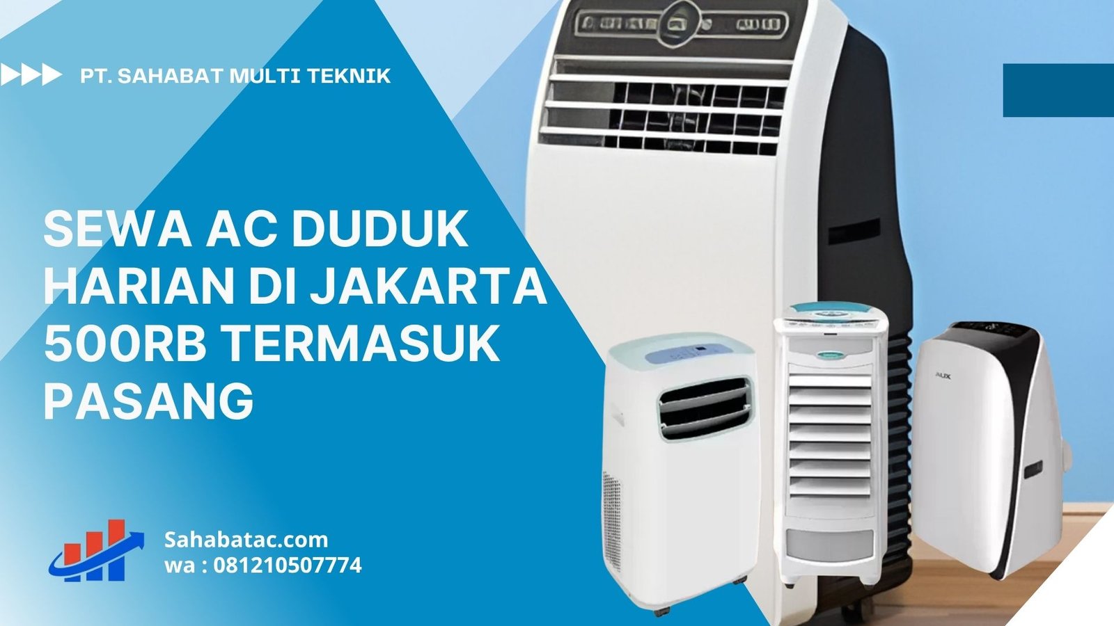 Sewa AC Duduk Harian di Jakarta 500rb Termasuk Pasang