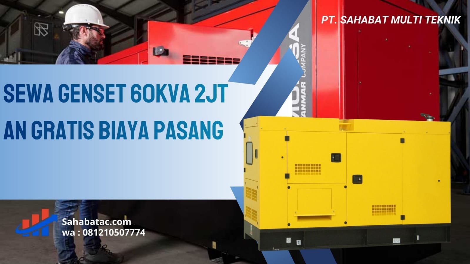 sewa genset 60 kva
