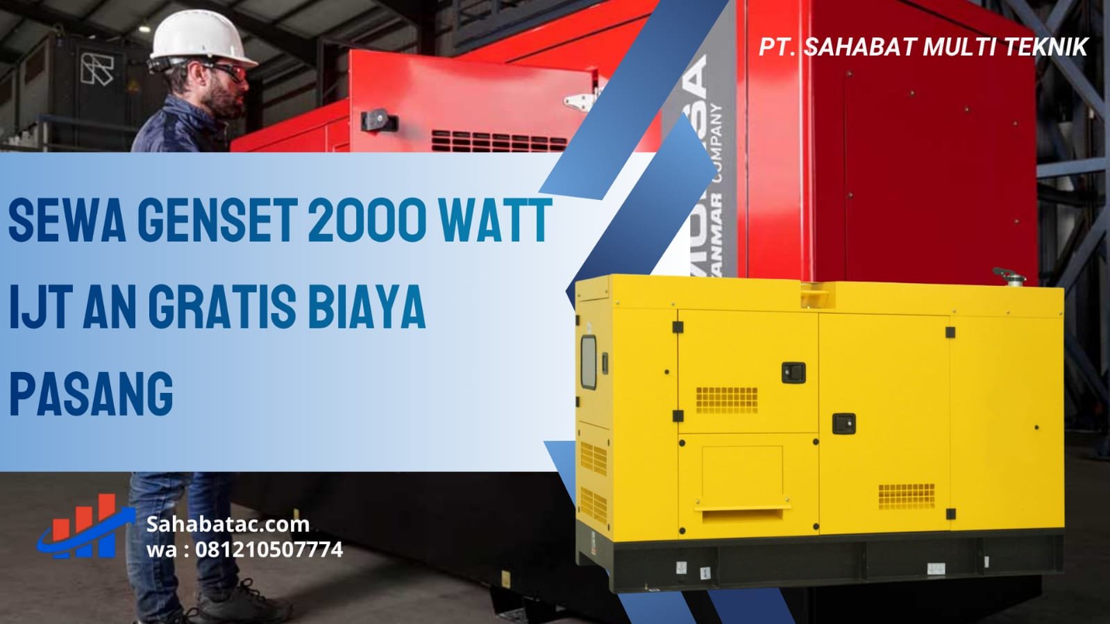Sewa Genset 60 kVA Harian di Jakarta Mulai 1jt an