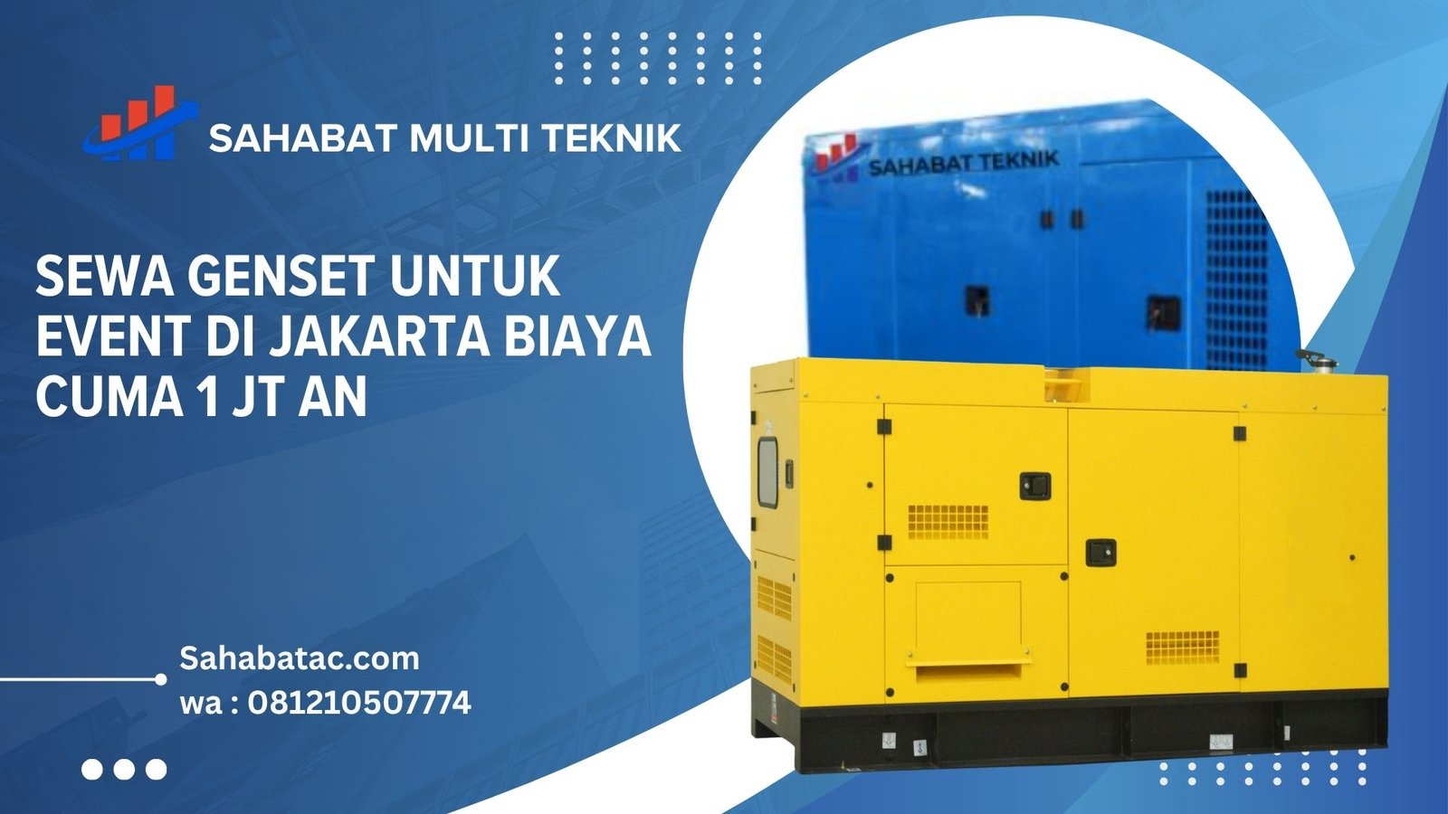 sewa genset untuk event
