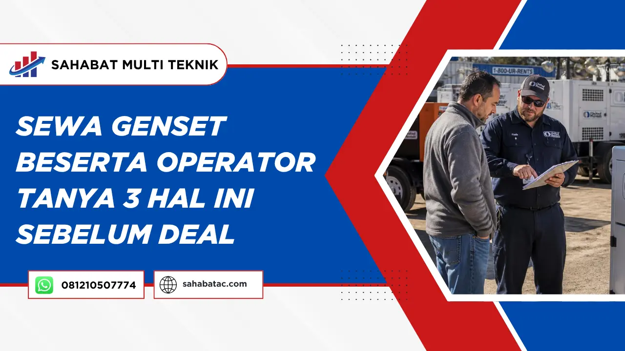 Sewa Genset Beserta Operator Tanya 3 Hal Ini Sebelum Deal